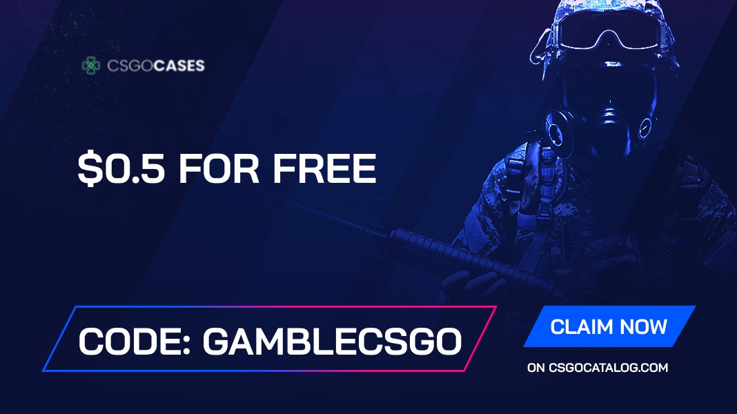 CSGOCases Promo Codes 2024: Use “Gamblecsgo” and Get $0.5 for Free