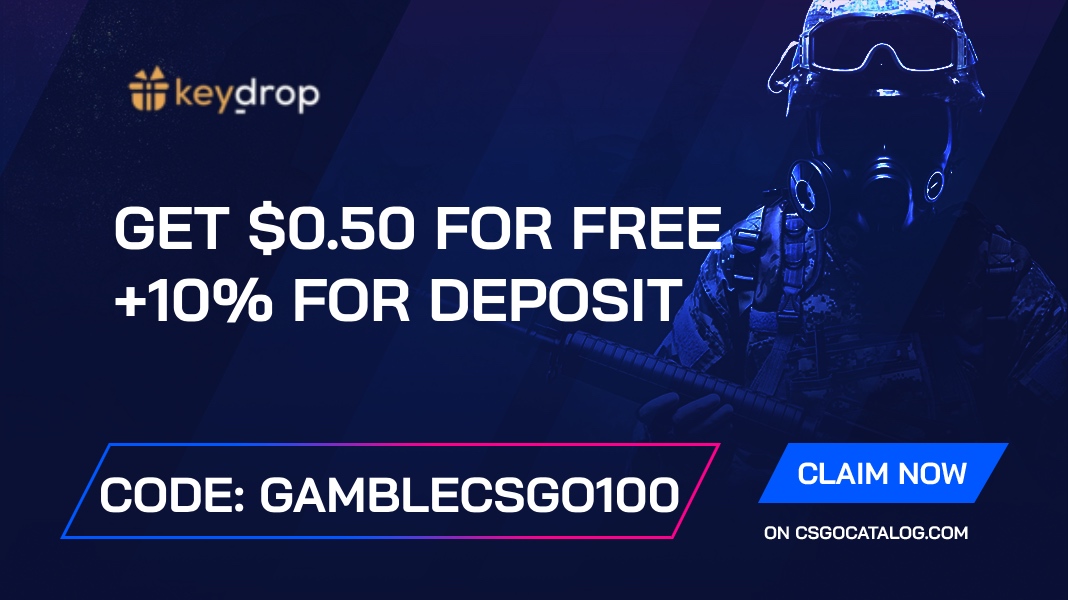 Key-Drop Promo Codes 2024: Use “Gamblecsgo100” and Get 0.5$ for Free