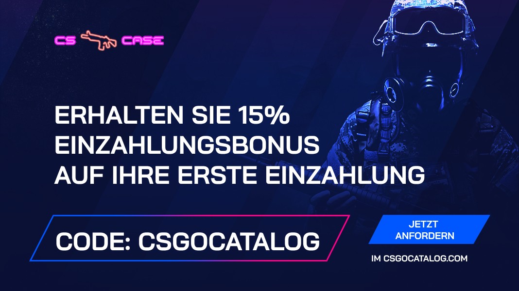CSCase Bonus Code 2024: Verwenden Sie „CSGOCATALOG“ und + 15% Einzahlungsbonus