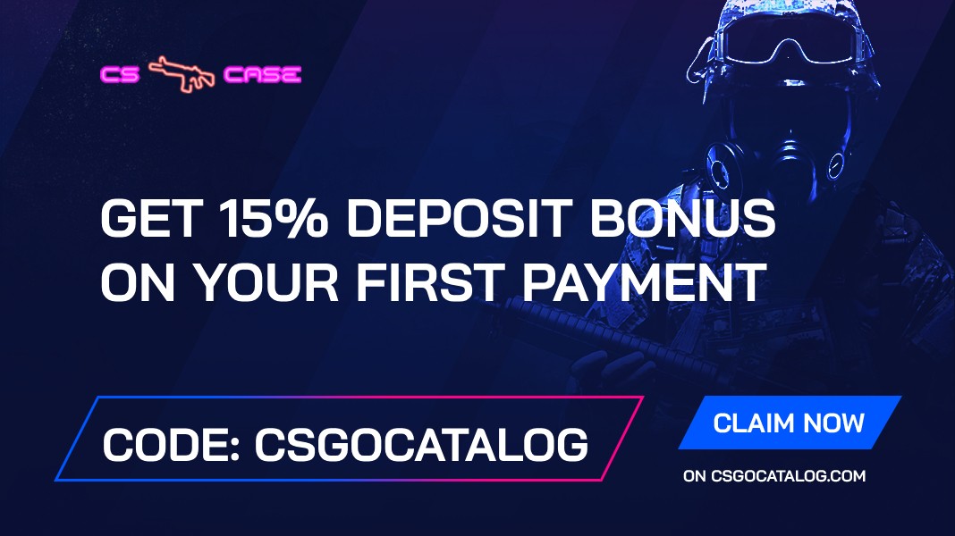 CSCase Bonus Code 2024: Use “CSGOCATALOG” and + 15% deposit bonus