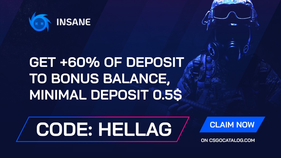 Insane.GG Promo Code Review in 2024: Use “Hellag” and Get +60% Deposit Bonus