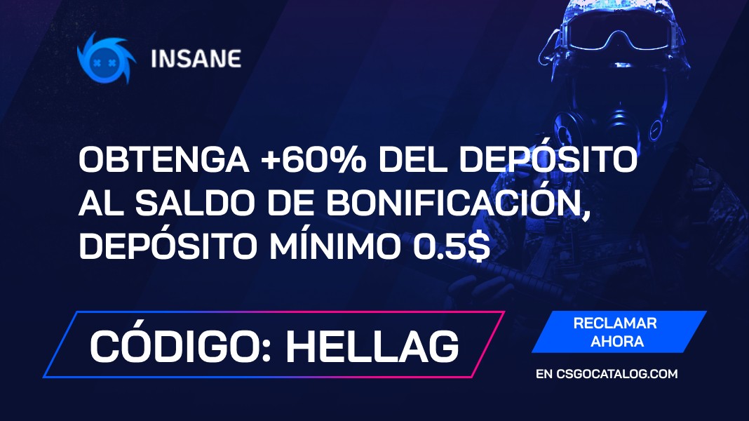 Insane.GG Código Promocional Revisión en 2024: Utilice «Hellag» y Obtenga +60% Bono de Depósito