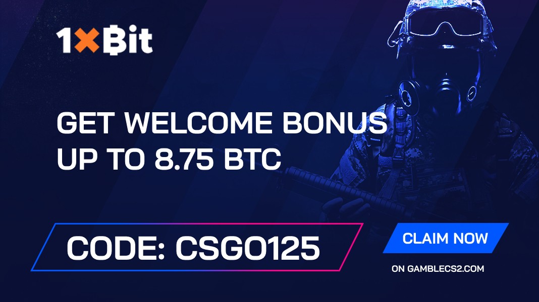 1xBit Promo Code 2024: Use “CSGO125” and Get welcome bonus up to 8.75 BTC | Gamblecs2.com