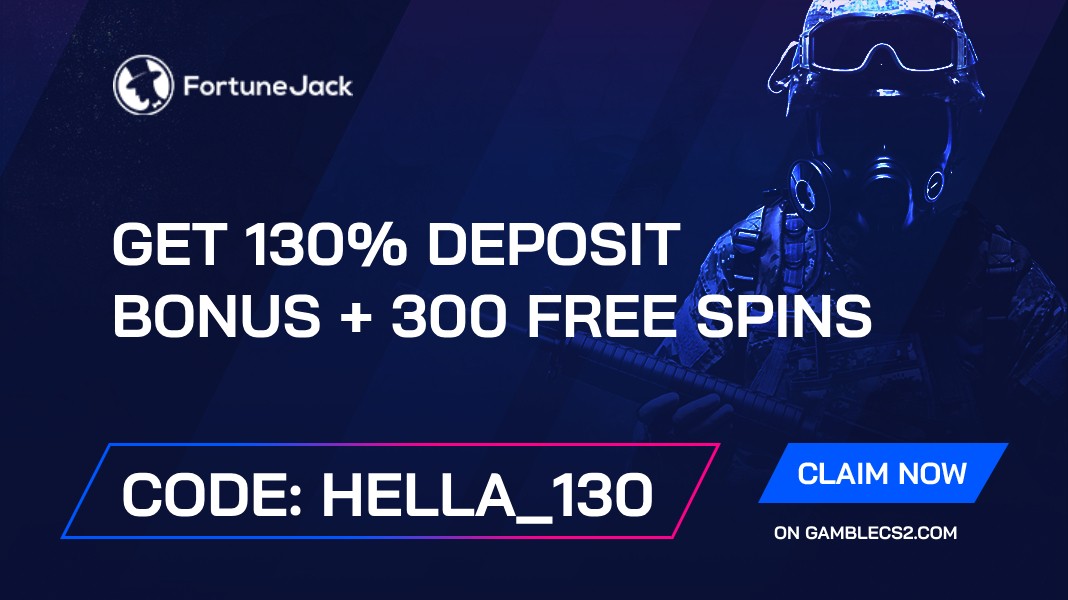 FortuneJack Promo Code 2024: Use “Hella_130” and Get 130% deposit bonus + 300 free spins